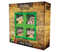 Eureka 52473366 - Set di puzzle in legno, 4 pezzi