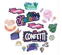 Eureka Crayola, 847840, set di bacheche per insegnanti, multicolore, 21 pezzi, colori della gentilezza