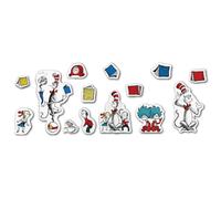 Eureka Dr. Seuss Il gatto col cappello Grande set di bacheche e decorazioni per la classe per insegnanti 15 pezzi
