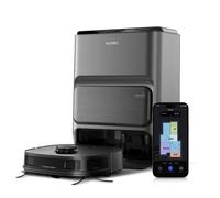 Eureka J12 Ultra Robot Aspirapolvere e Lavapavimenti 5000Pa Doppio Panno Rotante, Autosvuotante/Autolavante/Autoasciugante/Autorigenerante/Autopulente, Evitamento Ostacoli AI 3D, Navigazione LiDAR