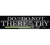 Eureka Star Wars - Striscione per insegnanti scolastici, motivo: "Do, or Do Not", 31,8 x 45,7 cm