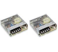 Eurekaled - Alimentatore Mean well 75W 24V, Modello LRS-75-24 Switching, Tensione Costante, Non Impermeabile IP20, Trasformatore da AC 220V a DC 24V, Compatibile con Strip Led, Cod. 0175