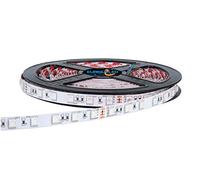 Eurekaled - Striscia Led 5mt 72W RGB Multicolore 24V, Bobina da 300 smd 5050, IP65 impermeabile Cod. 10710