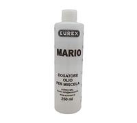Eurex srl N. 3 Dosatori Olio per Miscela 250 ml Personalizzato con Il Tuo Nome: Mario. Completo di Tappo, Scala Graduata e percentuali 2-4% 2,5-5% 3-6% (3)