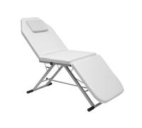 EurHomePlus Lettino da massaggio pieghevole sedia cosmetica lettino massaggiante portatile salone spa salone letto viso bellezza tavolo massaggio sedia 71" (bianco)