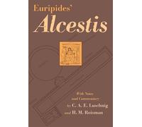 Euripides Euripides' Alcestis (Tascabile) Oklahoma Series in Classical Culture
