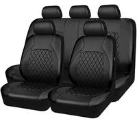 EURLA Coprisedili Auto Set per Nissan Navara 2004-2013 2014 2015 2016 2017 2018, Standard Coprisedile Auto Confortevole Traspirante Protezioni Sedile Interni Interni Accessori,A/Black