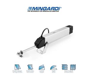 EURO 1 Mingardi - Attuatore elettrico a stelo per finestre a sporgere e lucernari