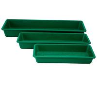 EURO 3 PLAST 3963550 sotto Cassetta Gerani, Verde, Cm 50