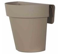 EURO3PLAST Balconiera UP VASO 25X20 H23 TORTORA