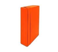 Euro-cart Cpiri08Elpar Cartella Porta Progetti con Elastico, Arancio, Formato b.25 x h.35 x dorso 8 cm