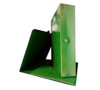 Euro-Cart Porta Documenti con Bottone Bilucido Dorso 8cm Confezione da 5 Cartella Portadocumenti Rigida in Cartone Presspan 1,1 mm Faldoni Portadocumenti a Soffietto con Alette e Rivetti Made in Italy