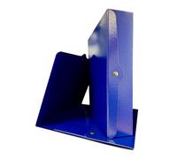 Euro-Cart Porta Documenti con Bottone Bilucido Dorso 8cm Confezione da 5 Cartella Portadocumenti Rigida in Cartone Presspan 1,1 mm Faldoni Portadocumenti a Soffietto con Alette e Rivetti Made in Italy