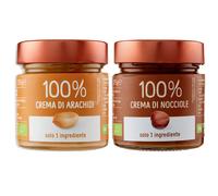 Euro Company MIX Crema 100% Arachidi e Nocciole Bio 2x175g - Totale 350g