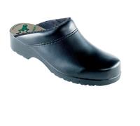 Euro-Dan EuroFlex Clogs 360-01 Aperto O+E+A + SRC Nero Scarpe Da Lavoro