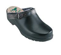 Euro-Dan EuroFlex Clogs 368-01 Aperto O+E+A + SRC Nero Scarpe Da Lavoro