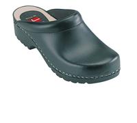 Euro-Dan PU-Clogs 220-01 Aperto O+E + SRC Nero Zoccolo Pantofola Giardino