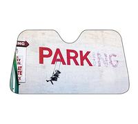 Tenda parasole parabrezza Banksy utilizzabile su tutte le vetture 130 x 70 cm