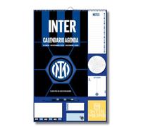 EURO PUBLISHING: Calendario Agenda Inter 2026 14 mesi - Prodotto ufficiale - cm 29x44 (composto da penna, block notes, stickers e foglietti adesivi)