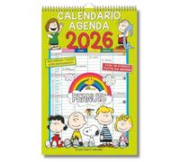 EURO PUBLISHING: Calendario Agenda Peanuts 2026 - Prodotto ufficiale - cm 29x44