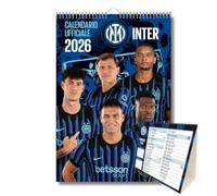 EURO PUBLISHING: Calendario Verticale Inter 2026+ Calendario da scrivania 2026 13 mesi - Prodotto Ufficiale