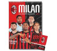 EURO PUBLISHING: Calendario Verticale Milan 2026 + tris braccialetti in silicone