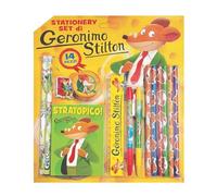 EURO PUBLISHING Geronimo Stilton, Prodotto Ufficiale - Set cancelleria (Composto da 14 Pezzi)