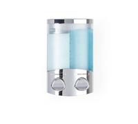 Euro Series Trio, Dispenser a Tre sezioni per Sapone e bagnoschiuma, Cromato, Plastica ABS, Chrome, 2-Chamber