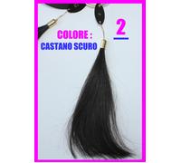 EURO SO.CAP HAIR EXTENSION 50 a 100 CIOCCHE CHERATINA lunghe 45 a 55 cm REMY