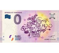 Euro Souvenir Bank Note 0 Spirou And Fantasio with Spip, Marsupilami (2018)