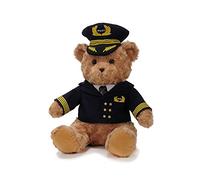 Euro Souvenirs Orso di peluche con uniforme pilota/bear Plush con pilota uniforme, 40 cm