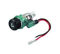 Euro-Style, kit accendisigari illuminato 12V Composto da presa illuminata e Con