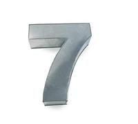 Euro TINS Teglia Grande Numero Sette per Dolce di Compleanno o ricorrenza (Misura 35.5 x 25.4cm - profondità 7.6cm)
