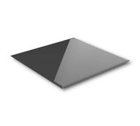 Euro Tische Piastra in vetro per stufa e piano del tavolo, 40 x 40 cm, colore nero, in vetro di sicurezza ESG da 6 mm, protezione dalle scintille, base in vetro per camino, ignifuga