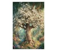 Euro Tree Puzzle 1000 Pezzi Rilassamento Antistress Premium Money Tree Rompicapo Pressione Ridotta Attività Mindfulness Rigenerazione Mentale1000 PCS