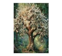 Euro Tree Puzzle 300 Pezzi Relax E Meditazione Money Tree Rompicapo Mindfulness Attività Per Il Benessere Riduzione Dell'ansia Regalo Per Tutti 300 PCS