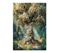 Euro Tree Puzzle 300 Pezzi Relax E Meditazione Money Tree Rompicapo Mindfulness Attività Per Il Benessere Riduzione Dell'ansia Regalo Per Tutti 300 PCS