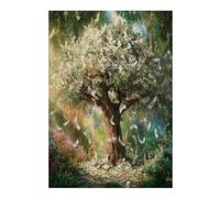 Euro Tree Puzzle 300 Pezzi Rilassamento Antistress Premium Money Tree Rompicapo Pressione Ridotta Attività Mindfulness Rigenerazione Mentale300 PCS