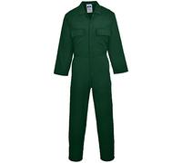 Portwest S999 Tuta Da Lavoro In Policotone Euro Workwear Per Uomo Verde Bottiglia, XL