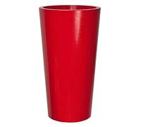 Euro3Plast 2785 L2 Vaso per Fiori e Piante, Rosso, 33x33x61 cm