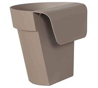 EURO3PLAST Balconiera UP VASO 25X20 H23 TORTORA