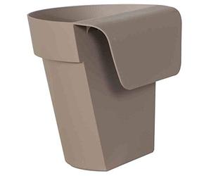 EURO3PLAST Balconiera UP VASO 25X20 H23 TORTORA