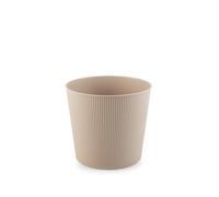 Euro3Plast Coprivaso Fyre in plastica colore sabbia cm. 25