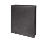 EURO3PLAST Vaso Rettangolare Alto Kube Tower Cassetta 70X30 H90 Granito