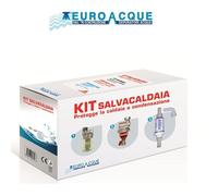 Euroacque Kit Salvacaldaia Con Defangatore Filtro Magnetico + Dosatore Polifosfati + Neutralizzatore Condensa