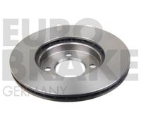 EUROBRAKE 2X Disco Freno Ø 256 Ventilato Per VW Golf III 1.8 1.6 5815209934