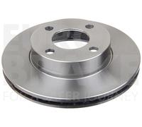 EUROBRAKE 2X Disco Freno Ø256Mm Ventilato Per Audi 80 2.0 Cabriolet 5815204738