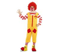 EUROCARNAVALES, SA Costume da Clown McDonald's per Bambino