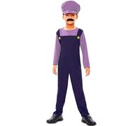 Eurocarnavales – Costume da idraulico Waluigi – per bambini