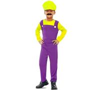 EUROCARNAVALES Costume idraulico Wario per bambini